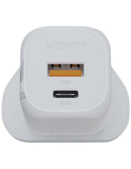 Caricabatterie da parete 35 W con spina UK Xtorm XEC035 GaN² Ultra
