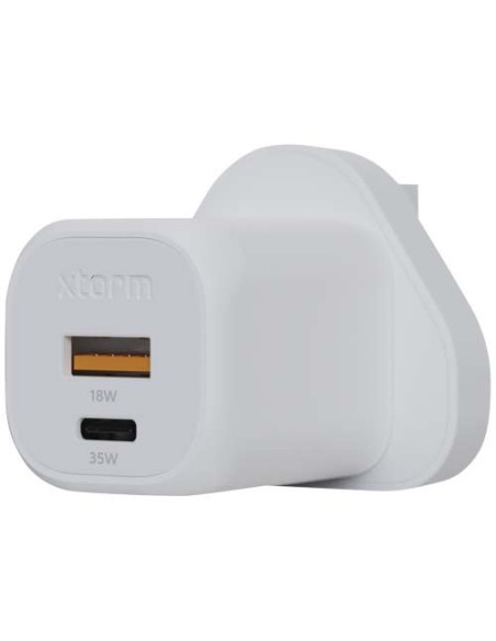 Caricabatterie da parete 35 W con spina UK Xtorm XEC035 GaN² Ultra