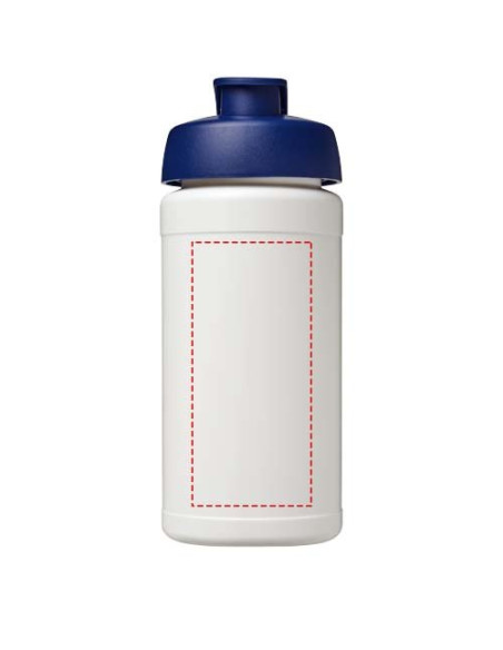 Borraccia sportiva in materiale riciclato con coperchio a scatto da 500 ml Baseline Rise