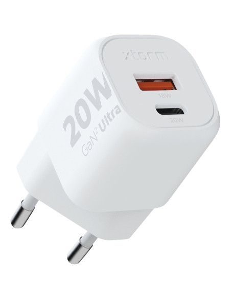 Caricabatterie da parete da 20 W Xtorm XEC020 GaN² Ultra