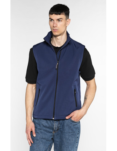 GILET - softshell ginger