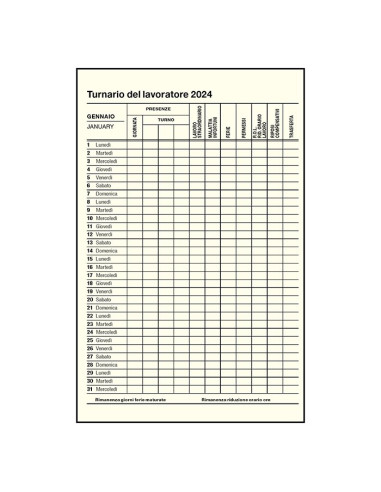 Agenda tascabile giornaliera PB292