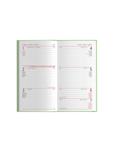 Agenda tascabile PB552