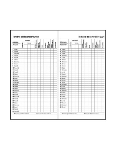 Agenda tascabile PB552
