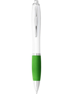 Nash – Penna a sfera con fusto bianco e impugnatura...