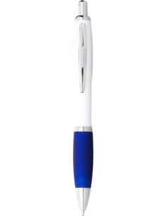 Nash – Penna a sfera con fusto bianco e impugnatura... 2