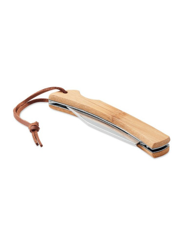MANSAN - Coltello pieghevole in bamboo
