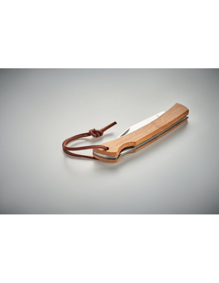 MANSAN - Coltello pieghevole in bamboo
