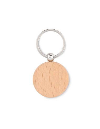 TOTY WOOD - Portachiavi rotondo in legno
