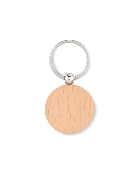 TOTY WOOD - Portachiavi rotondo in legno