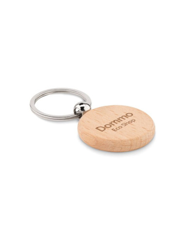 TOTY WOOD - Portachiavi rotondo in legno