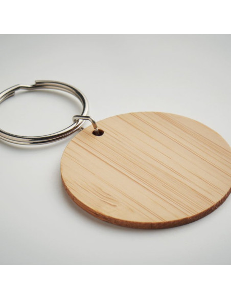 ROUNDBOO - Portachiavi rotondo in bamboo