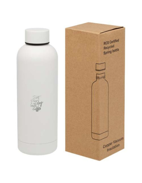 Borraccia con isolamento sottovuoto in rame certificata RCS da 500 ml Spring