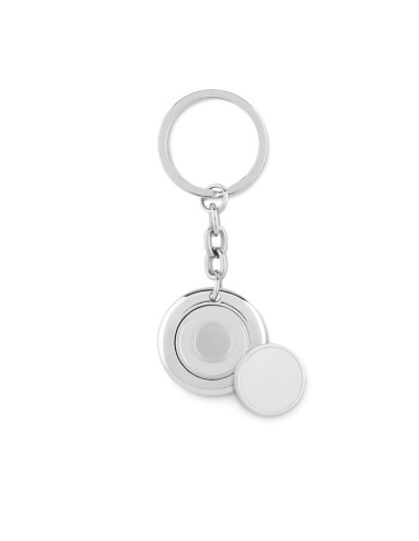FLAT RING - Portachiavi tondo con moneta