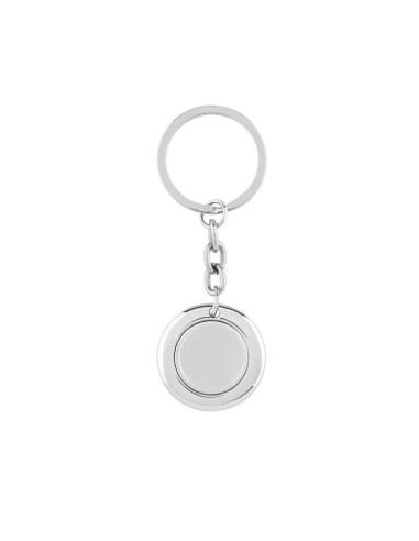 FLAT RING - Portachiavi tondo con moneta