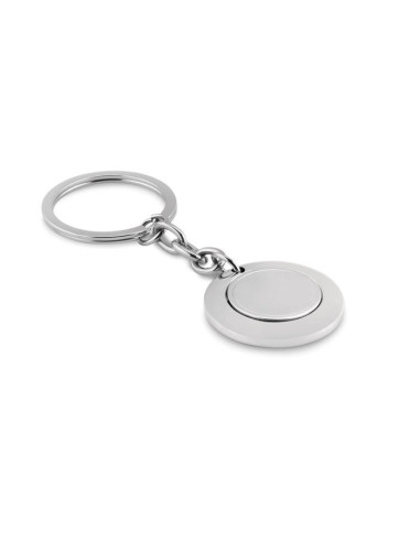 FLAT RING - Portachiavi tondo con moneta
