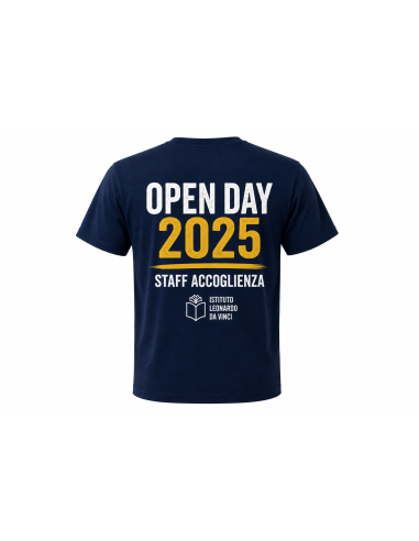 T-Shirt Open Day Personalizzata per Scuole e...
