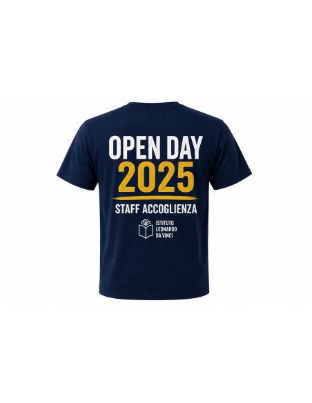 T-Shirt Open Day Personalizzata per Scuole e Istituti