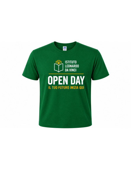 T-Shirt Open Day Personalizzata per Scuole e Istituti