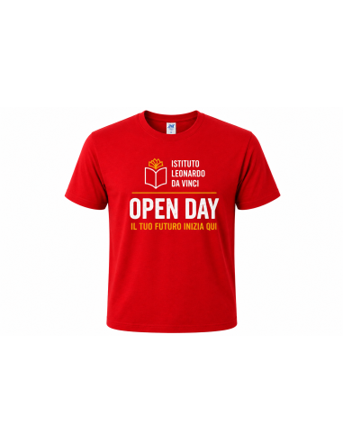 T-Shirt Open Day Personalizzata per Scuole e...