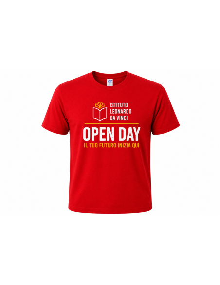 T-Shirt Open Day Personalizzata per Scuole e Istituti