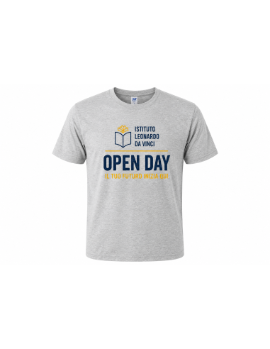 T-Shirt Open Day Personalizzata per Scuole e...