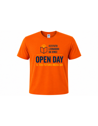 T-Shirt Open Day Personalizzata per Scuole e...