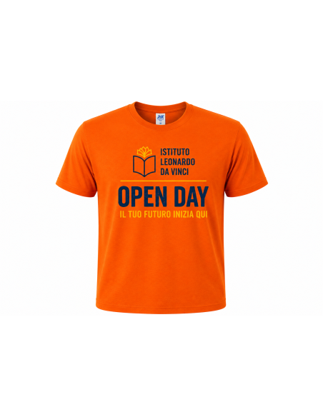 T-Shirt Open Day Personalizzata per Scuole e Istituti