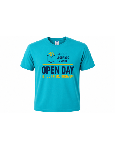 T-Shirt Open Day Personalizzata per Scuole e...