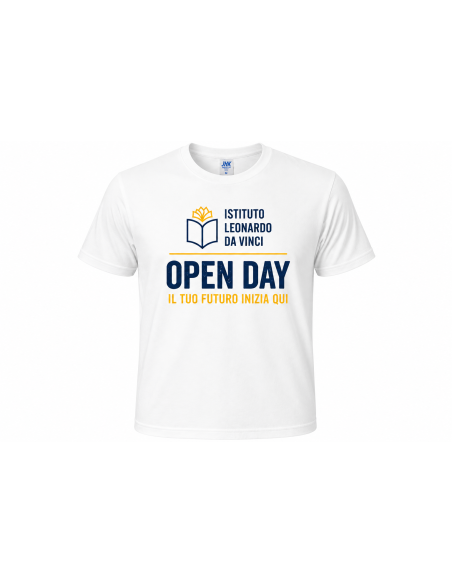 T-Shirt Open Day Personalizzata per Scuole e Istituti