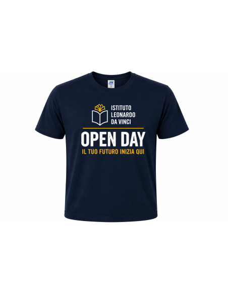 T-Shirt Open Day Personalizzata per Scuole e Istituti