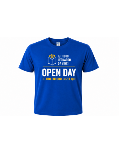 T-Shirt Open Day Personalizzata per Scuole e...