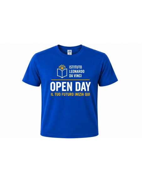 T-Shirt Open Day Personalizzata per Scuole e Istituti