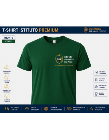 T-Shirt Istituto Premium Personalizzata