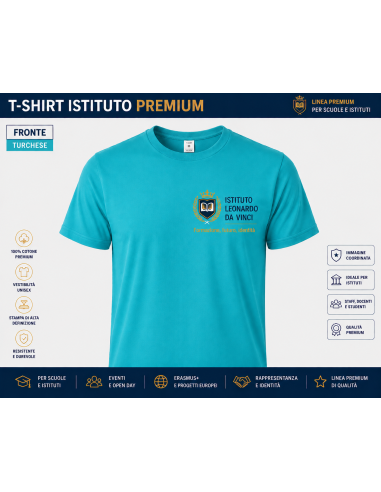 T-Shirt Istituto Premium Personalizzata