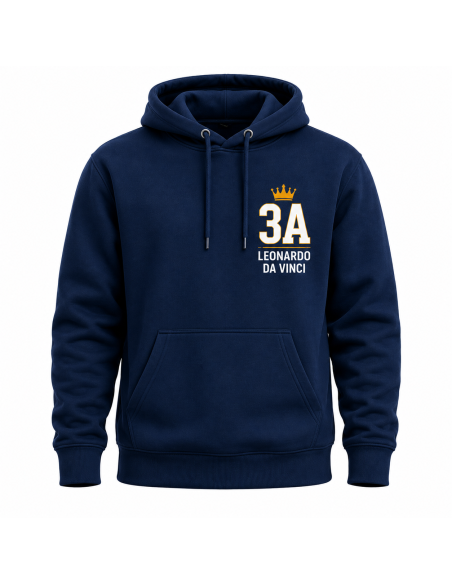 Felpa cappuccio classe personalizzata