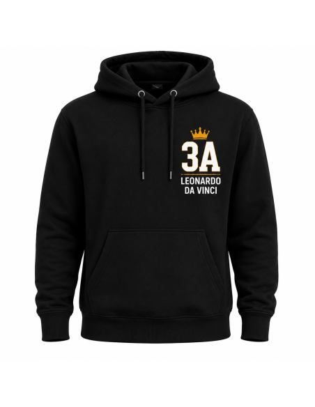 Felpa cappuccio classe personalizzata