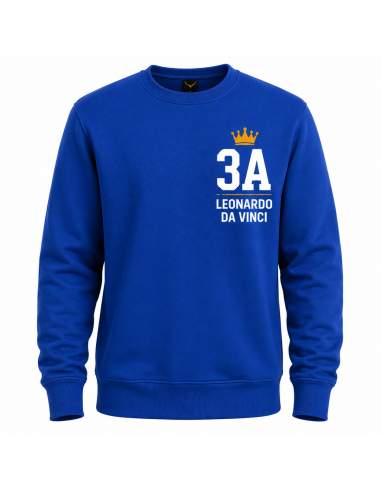 felpa girocollo classe personalizzata