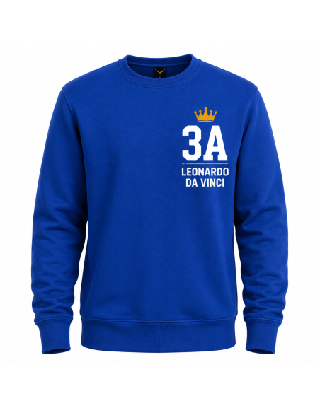 felpa girocollo classe personalizzata