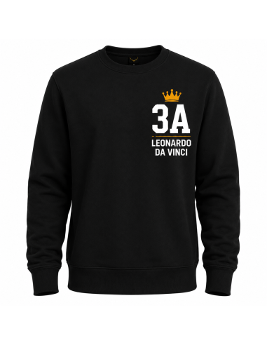 felpa girocollo classe personalizzata