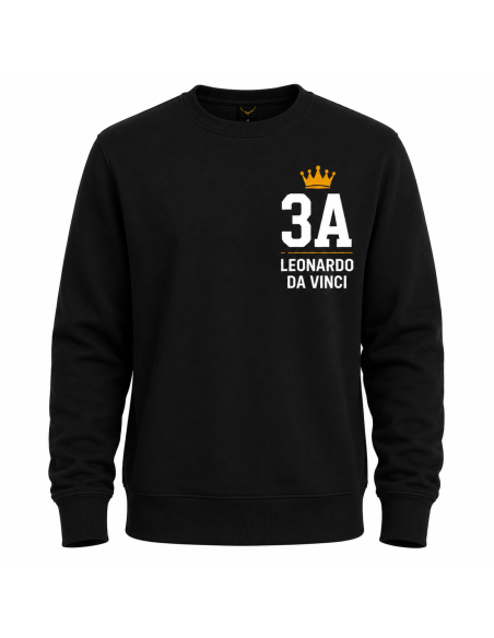 felpa girocollo classe personalizzata