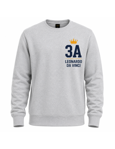 felpa girocollo classe personalizzata