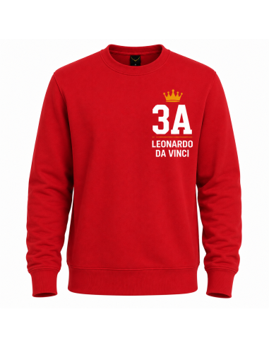 felpa girocollo classe personalizzata