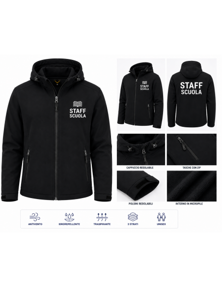 Softshell Scuola Personalizzato