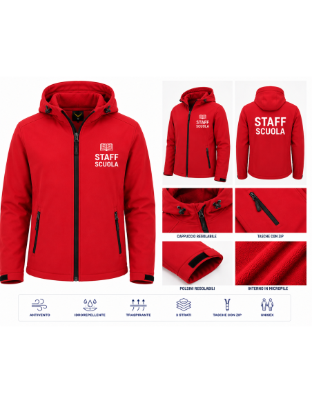 Softshell Scuola Personalizzato