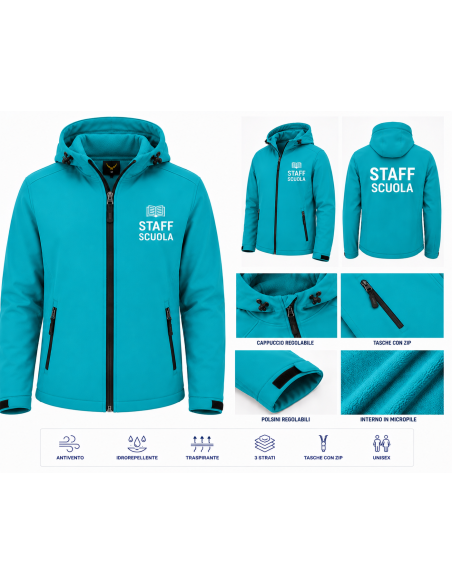 Softshell Scuola Personalizzato