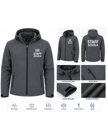 Softshell Scuola Personalizzato