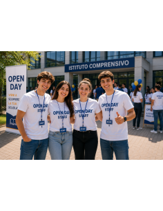 T-Shirt Open Day Personalizzata per Scuole e Istituti