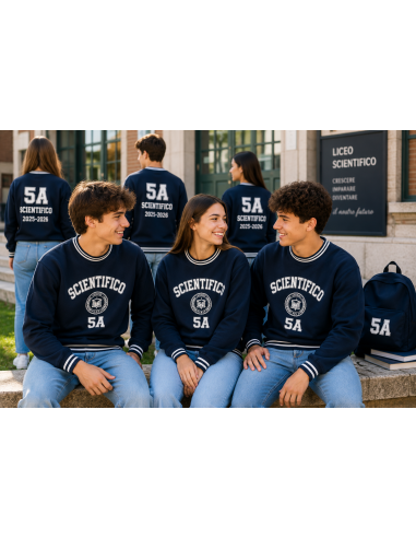 Felpa College Scuola Personalizzata