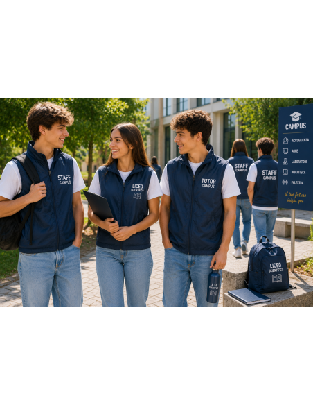 Gilet Campus personalizzato
